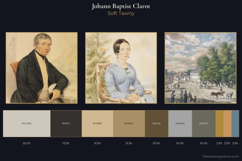 Johann Baptist Clarot Master Palette