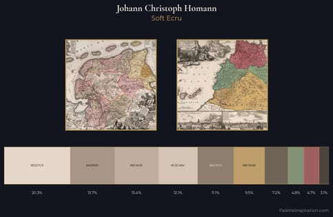 Johann Christoph Homann Palette 2 - Soft Ecru