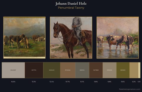 Johann Daniel Holz Palette 3 - Penumbral Tawny
