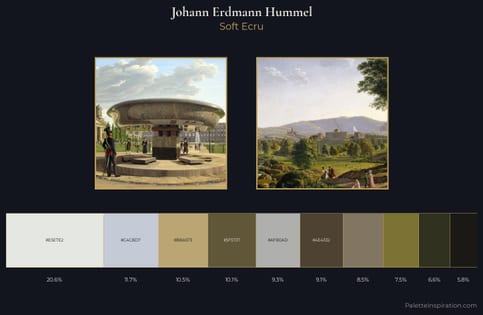 Johann Erdmann Hummel Palette 1 - Soft Ecru