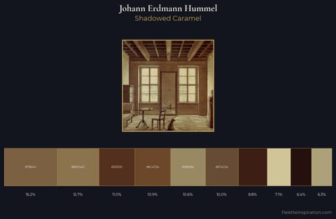 Johann Erdmann Hummel Palette 4 - Shadowed Caramel