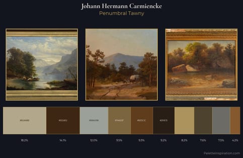 Johann Hermann Carmiencke Palette 4 - Penumbral Tawny