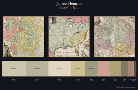 Johann Homann Palette 1 - Gleaming Ecru
