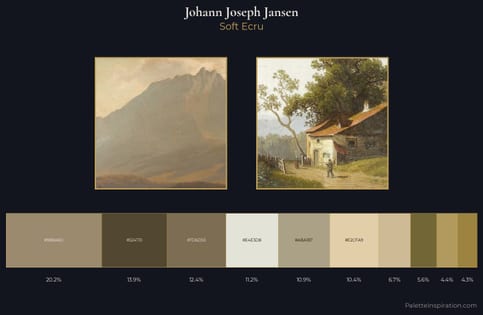 Johann Joseph Jansen Palette 1 - Soft Ecru