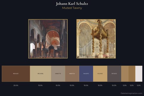 Johann Karl Schultz Master Palette - Muted Tawny