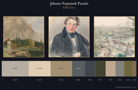 Johann Nepomuk Passini Palette 4 - Soft Ecru