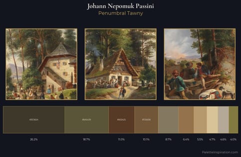 Johann Nepomuk Passini Palette 5 - Penumbral Tawny