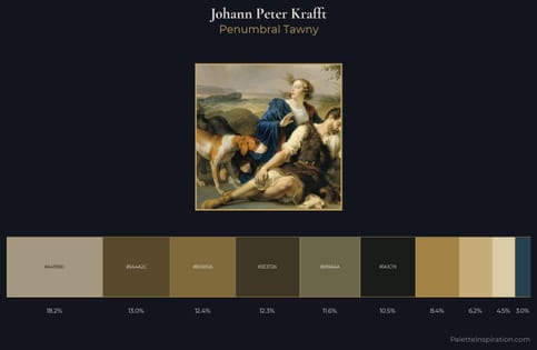 Johann Peter Krafft Palette 3 - Penumbral Tawny