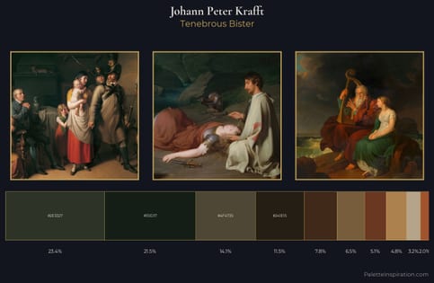 Johann Peter Krafft Palette 6