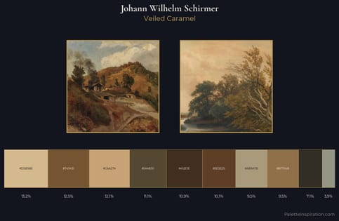 Johann Wilhelm Schirmer Palette 2 - Veiled Caramel