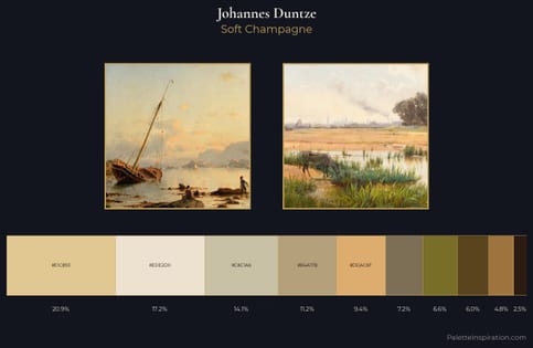 Johannes Duntze Palette 1 - Soft Champagne