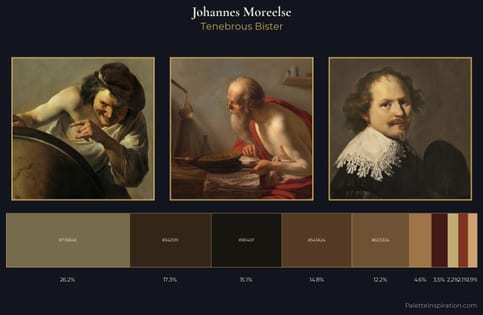 Johannes Moreelse Palette 3 - Tenebrous Bister