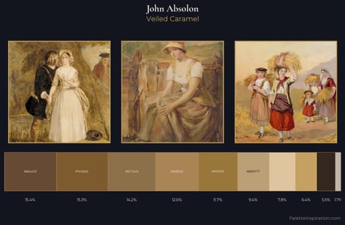 John Absolon Palette 4 - Veiled Caramel