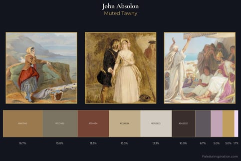 John Absolon Master Palette - Muted Tawny