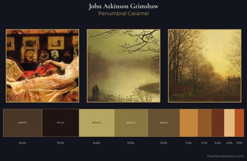 John Atkinson Grimshaw Palette 8