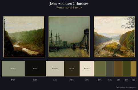 John Atkinson Grimshaw Palette 10