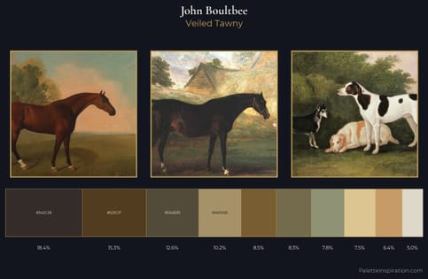 John Boultbee Palette 1 - Veiled Tawny