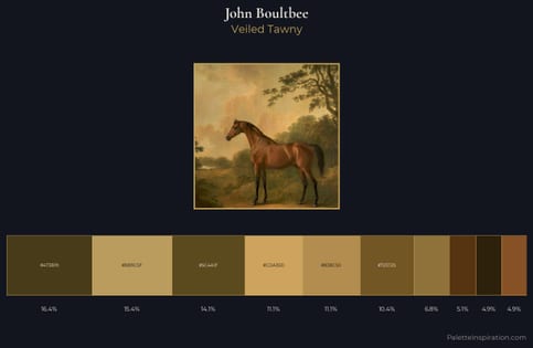 John Boultbee Palette 3 - Veiled Tawny