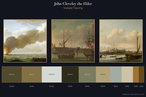 John Cleveley the Elder Master Palette - Veiled Tawny