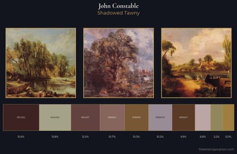 John Constable Palette 6 - Shadowed Tawny