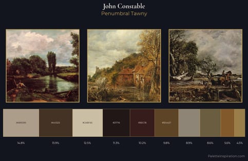 John Constable Palette 9 - Penumbral Tawny