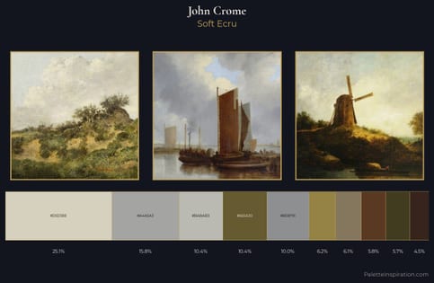 John Crome Palette 3 - Soft Ecru