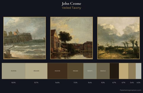 John Crome Palette 5 - Veiled Tawny