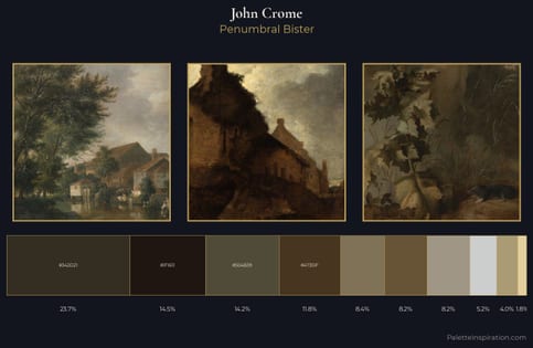 John Crome Palette 6 - Penumbral Bister