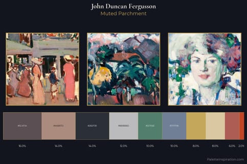 John Duncan Fergusson Master Palette - Muted Parchment