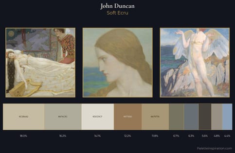 John Duncan Palette 2 - Soft Ecru
