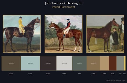 John Frederick Herring Sr. Palette 2 - Veiled Parchment