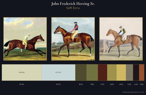 John Frederick Herring Sr. Palette 5 - Soft Ecru