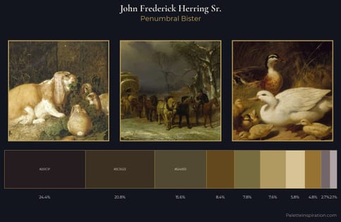 John Frederick Herring Sr. Palette 7 - Penumbral Bister