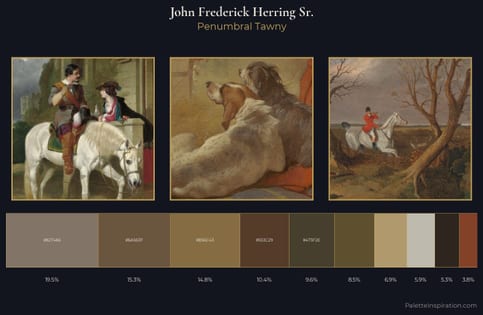 John Frederick Herring Sr. Palette 8 - Penumbral Tawny