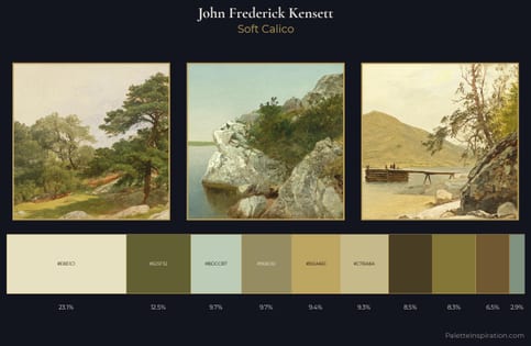 John Frederick Kensett Palette 1 - Soft Calico