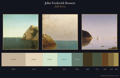 John Frederick Kensett Palette 2 - Soft Ecru