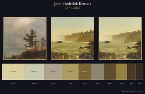John Frederick Kensett Palette 5