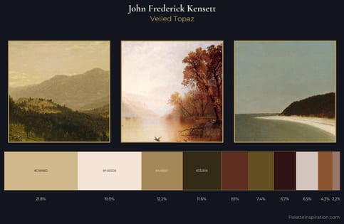 John Frederick Kensett Palette 7
