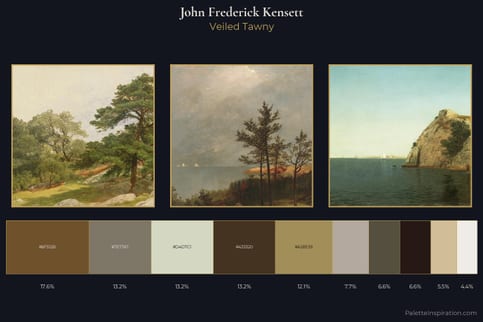 John Frederick Kensett Master Palette