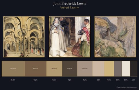 John Frederick Lewis Palette 2