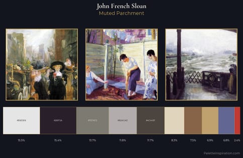 John French Sloan Palette 2 - Muted Parchment