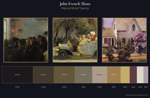 John French Sloan Palette 5 - Penumbral Tawny
