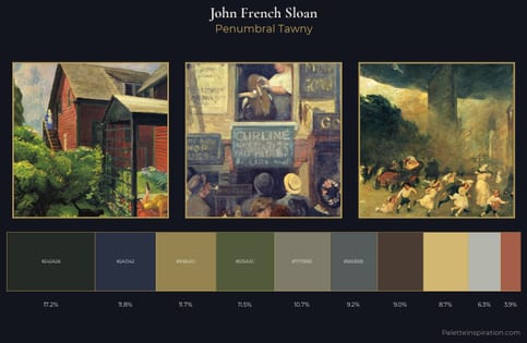 John French Sloan Palette 9