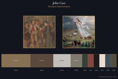 John Gast Master Palette - Muted Parchment