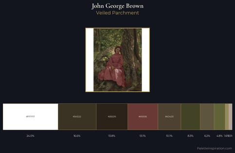 John George Brown Palette 2 - Veiled Parchment