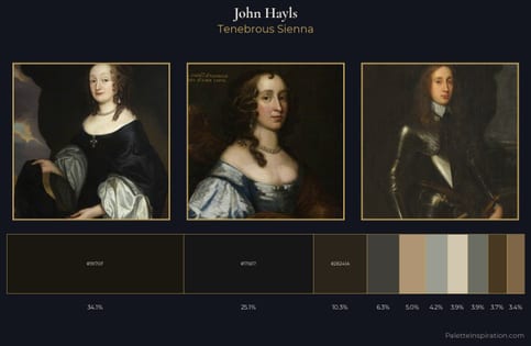 John Hayls Palette 2 - Tenebrous Sienna