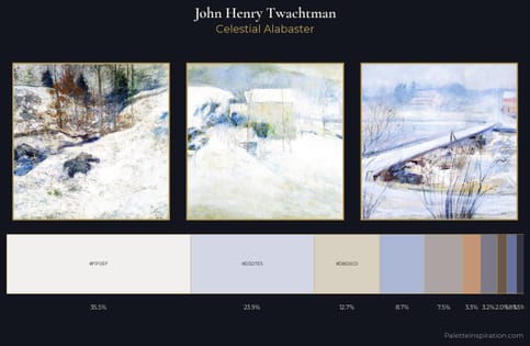 John Henry Twachtman Palette 4