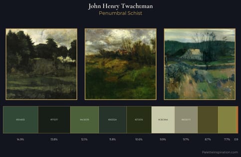 John Henry Twachtman Palette 16