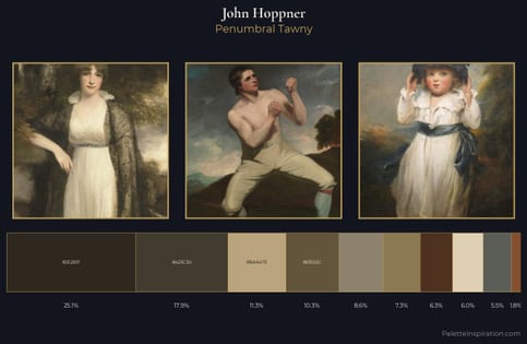 John Hoppner Palette 4 - Penumbral Tawny