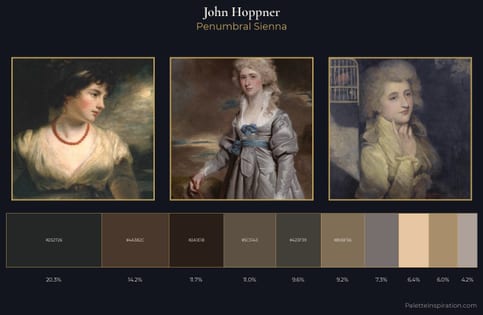 John Hoppner Palette 6 - Penumbral Sienna